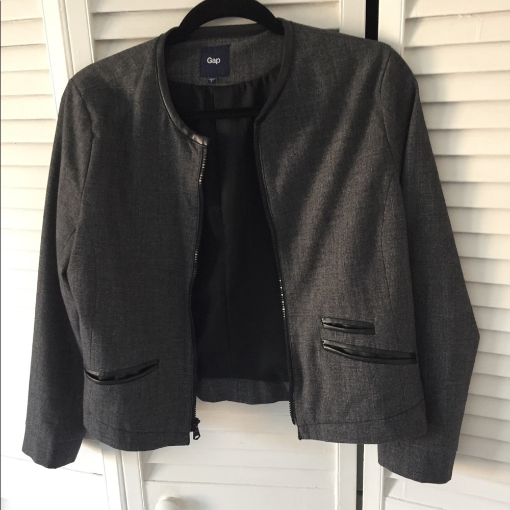 Gap grey and black work style jacket